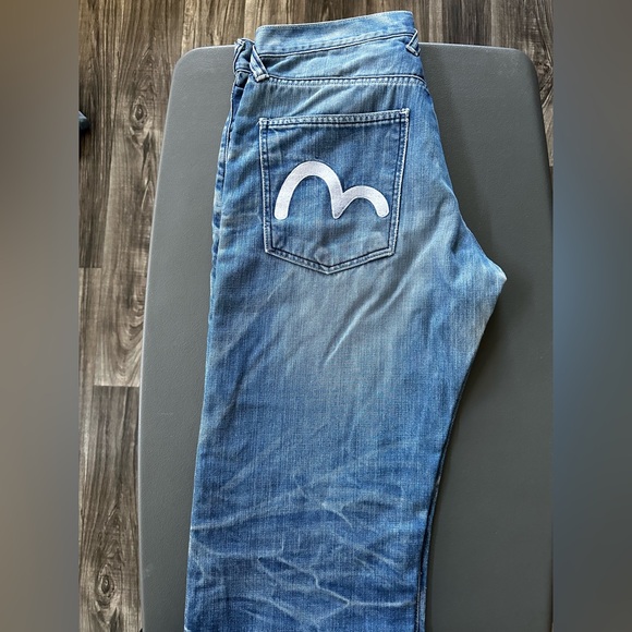 Evisu Jeans - Adventure "Unacquainted World" Design - Light Blue Wash - Picture 2 of 4